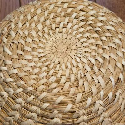 Vintage Native American Papago Woven Basket
