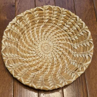 Vintage Native American Papago Woven Basket