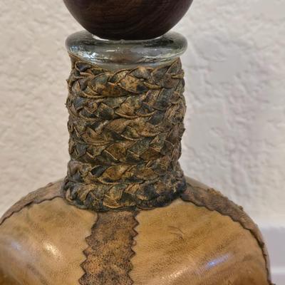 Italian Leather Cover Bottle