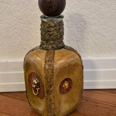Italian Leather Cover Bottle