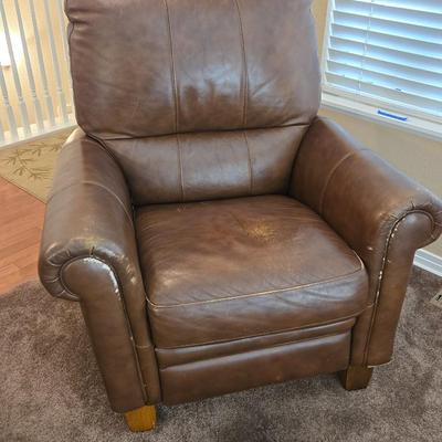 Ethan Allen Leather Chair