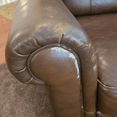 Ethan Allen Leather Chair