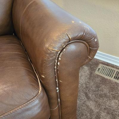 Ethan Allen Leather Chair