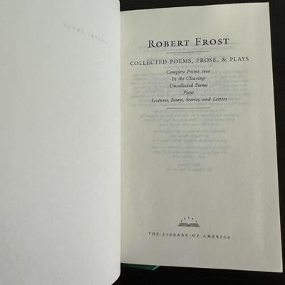 Frost, Sandburg and Other Poetry Books (PB- TF)