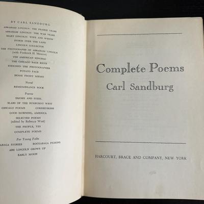 Frost, Sandburg and Other Poetry Books (PB- TF)