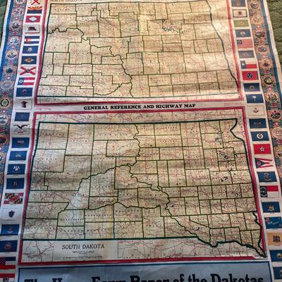 The Dakota Farmer maps of ND & SD