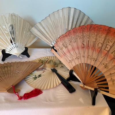 Vintage ladies fans