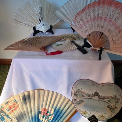 Vintage ladies fans
