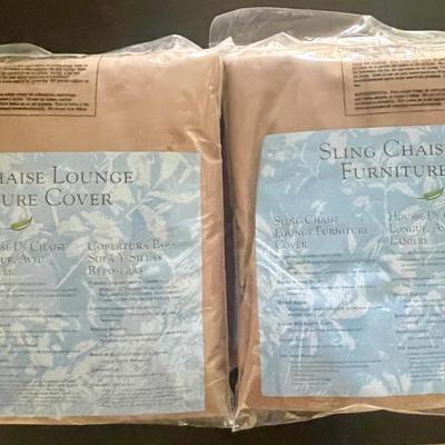 Outdoor Patio Chaise Lounge Cover - Lot of 4, NEW