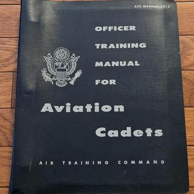 Vintage 1958 US Air Force Training Manual for Aviation Cadets