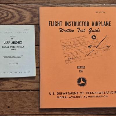 US Air Force Flight Instructor Airplane Written Test Guide and USAF Fitness Guide