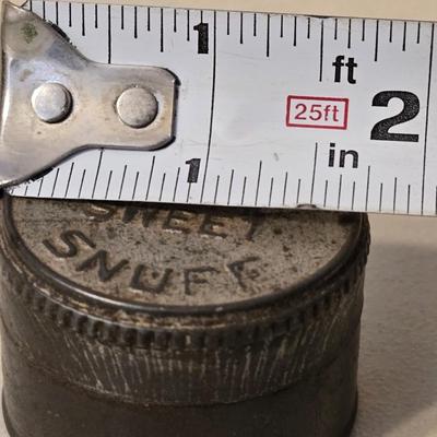 Antique Garrett Snuff Tin