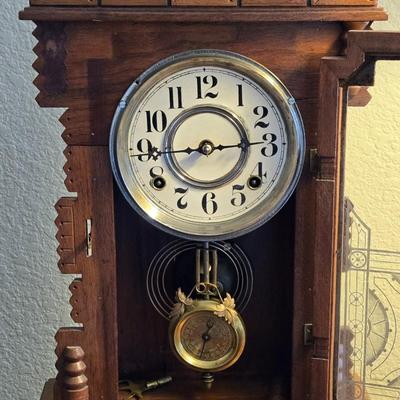 Antique Exile Clock Made by Wm L. Gilbert Clock Co.