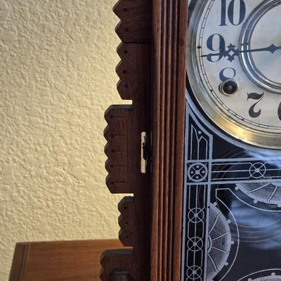 Antique Exile Clock Made by Wm L. Gilbert Clock Co.