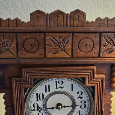 Antique Exile Clock Made by Wm L. Gilbert Clock Co.