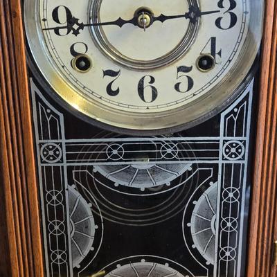 Antique Exile Clock Made by Wm L. Gilbert Clock Co.