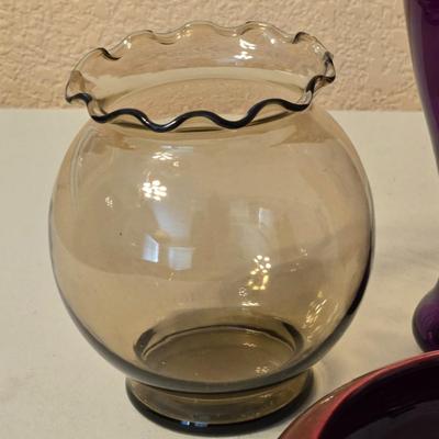 4 Colorful Vases