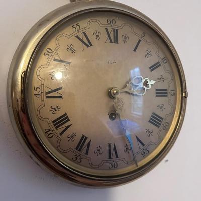 8 Day Wall Hanging Clock (O-BB)