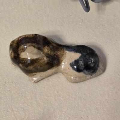 Decorative Animal Lot - Wood, Glass, Clay