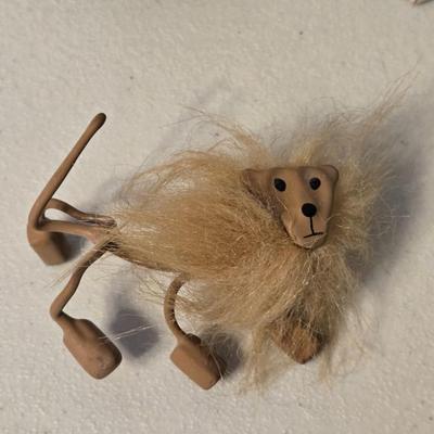 Decorative Animal Lot - Wood, Glass, Clay