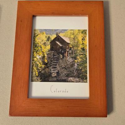 3 Framed Photos and a Quote