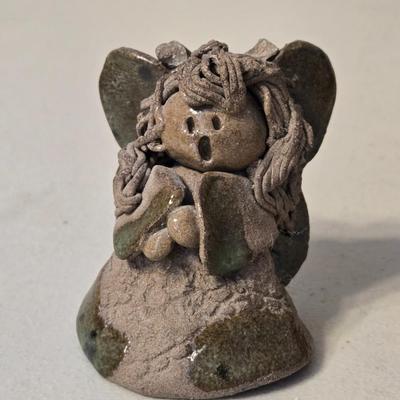 Ceramic Angel and Cherished Teddies 'Lance'