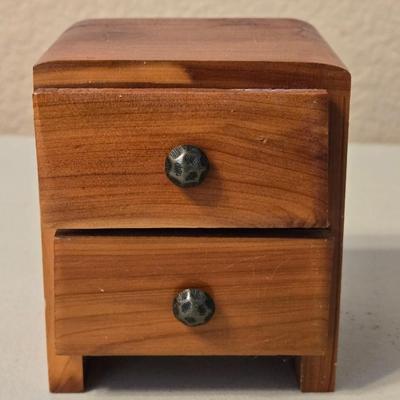 Small Wood Trinket Box