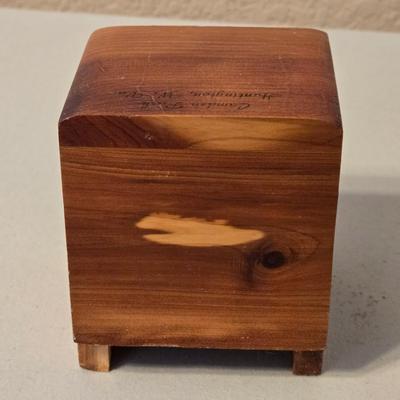 Small Wood Trinket Box