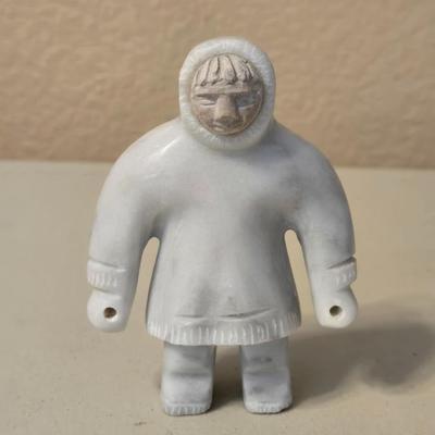 Alaskan Carved Stone Man