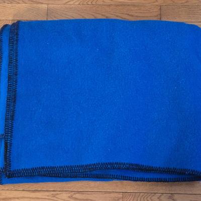 L.L.Bean Blue Fleece Blanket