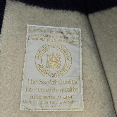 Vintage HUDSON BAY COMPANY 8 Point Blanket