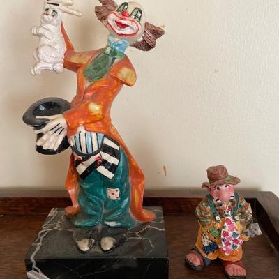 Fontanini clown with rabbit @ small clown