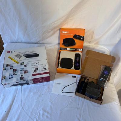 Blue-Ray DVD Player with Two Roku (O-BB)