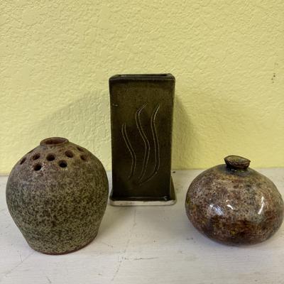16 Ceramic Vessels, Some Signed (BS-TF)