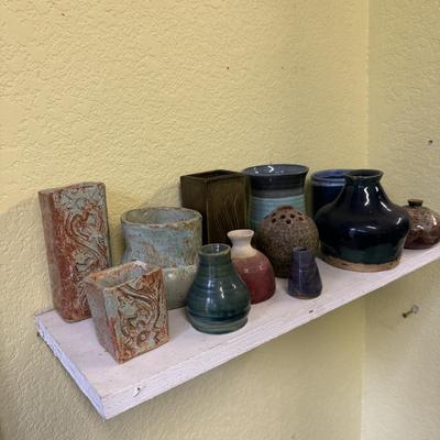 16 Ceramic Vessels, Some Signed (BS-TF)