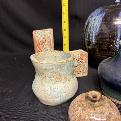 16 Ceramic Vessels, Some Signed (BS-TF)