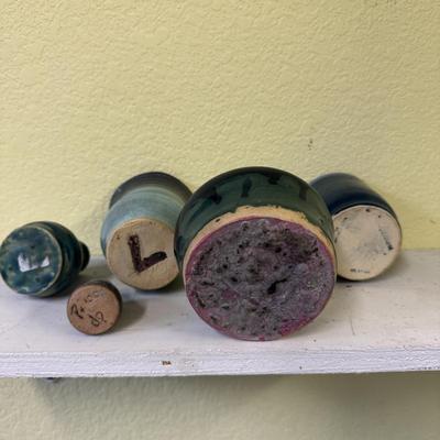 16 Ceramic Vessels, Some Signed (BS-TF)