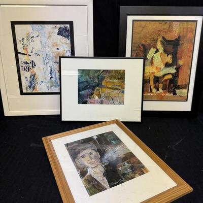Eileen Ross Collage Framed Art (BS-TF)