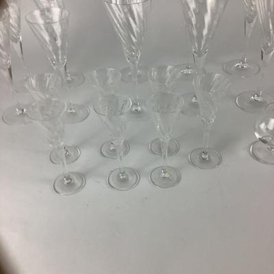 356 Lot of Glass Stemware