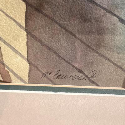 Watercolor by Jean McCallister, Hermosa Beach California Artist