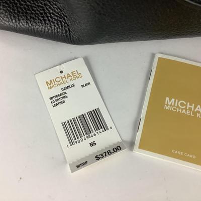 399 Michael Kors Black Leather Camille Bag