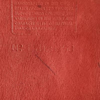 402 Red Coach Bucket Bag