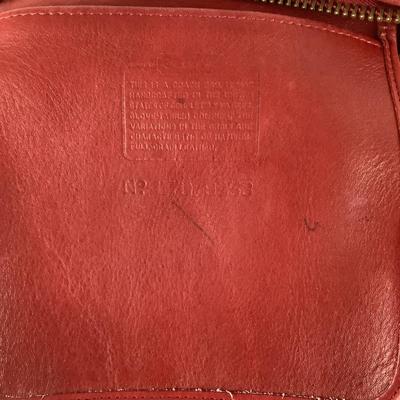 402 Red Coach Bucket Bag