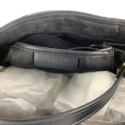 406 Michael Kors Black Quilted Leather Handbag