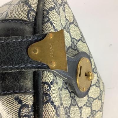 408 Authentic Large Vintage Gucci Duffle Bag