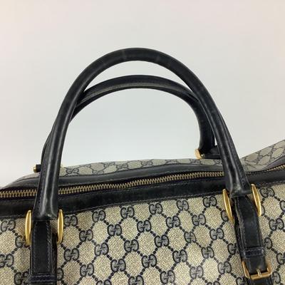 408 Authentic Large Vintage Gucci Duffle Bag