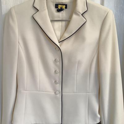 415 Ann Taylor and Lauren Ladies Black and white Suits