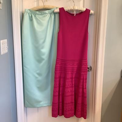 421 Pink Ralph Lauren Dress & Mint Green Full Length Skirt