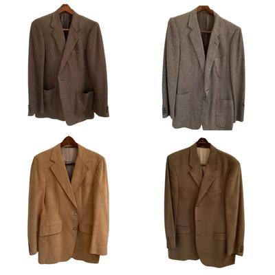 427 Lot of 4 Mens Dress Jackets