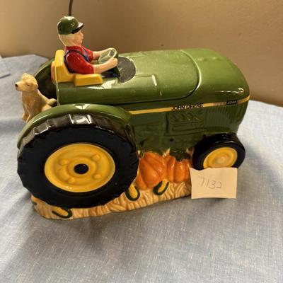 John Deere cookie jar